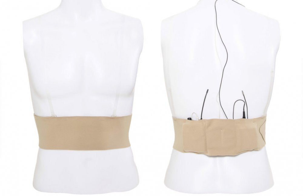 Extreme Waist Double Pouch Strap (Beige)