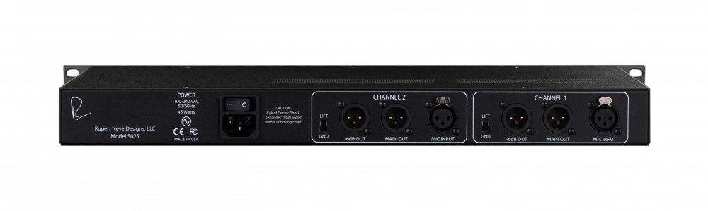 5025 Dual Shelford Mic Pre