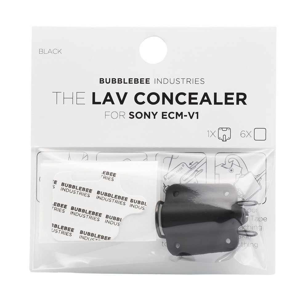The Lav Concealer for Sony ECM-V1 (Single, Black)