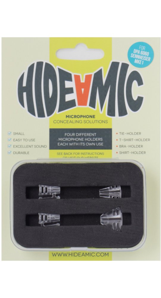 Holders for DPA 6060/6061 and Sennheiser MKE1 (4-Set, Transparent)