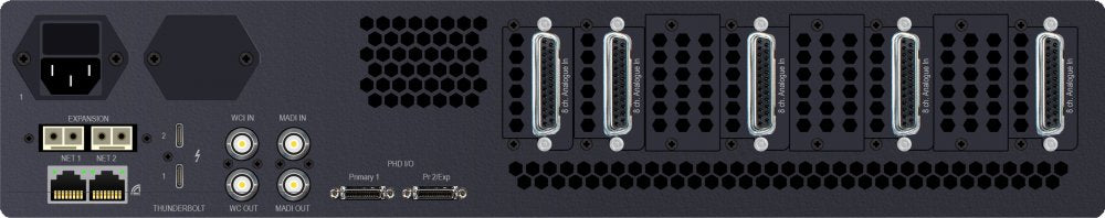 MTRX II - Base unit w/DigiLink, Dante 256 and SPQ