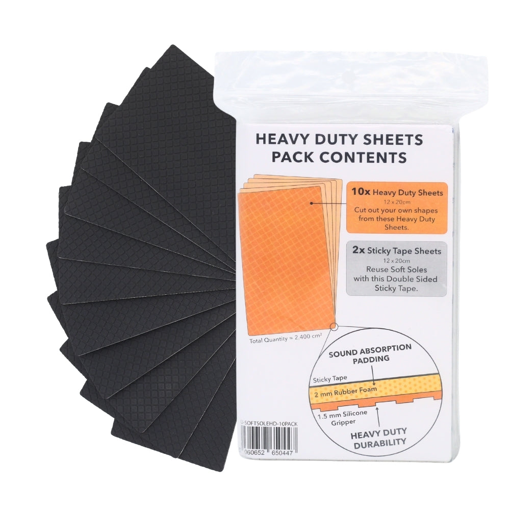 Soft Soles - 10 Heavy Duty Sheets