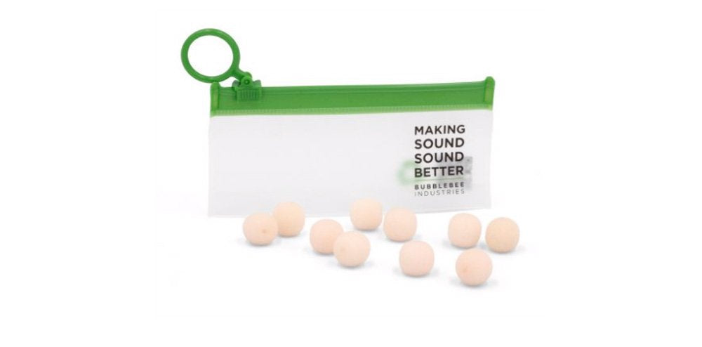 The Microphones Foam for Lavaliers - Medium, 10 Pack (Beige)