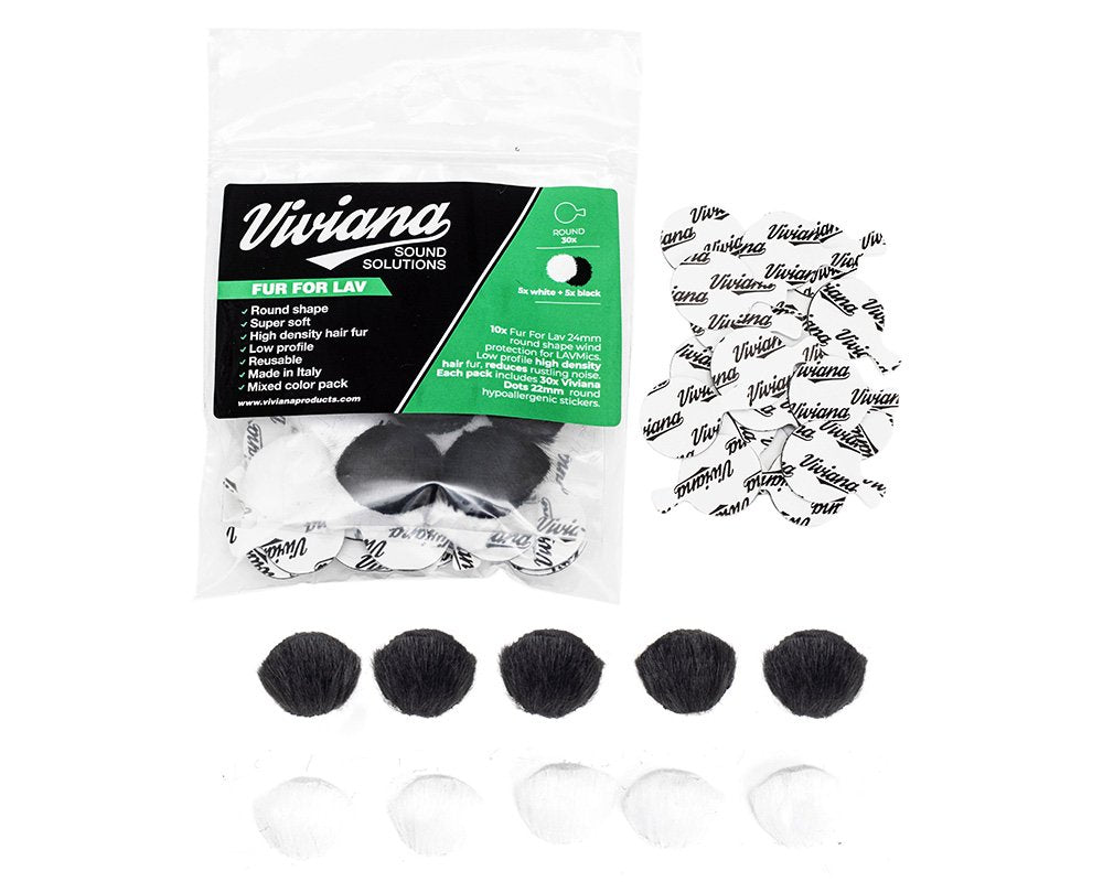 FUR FOR LAV (Round, White)