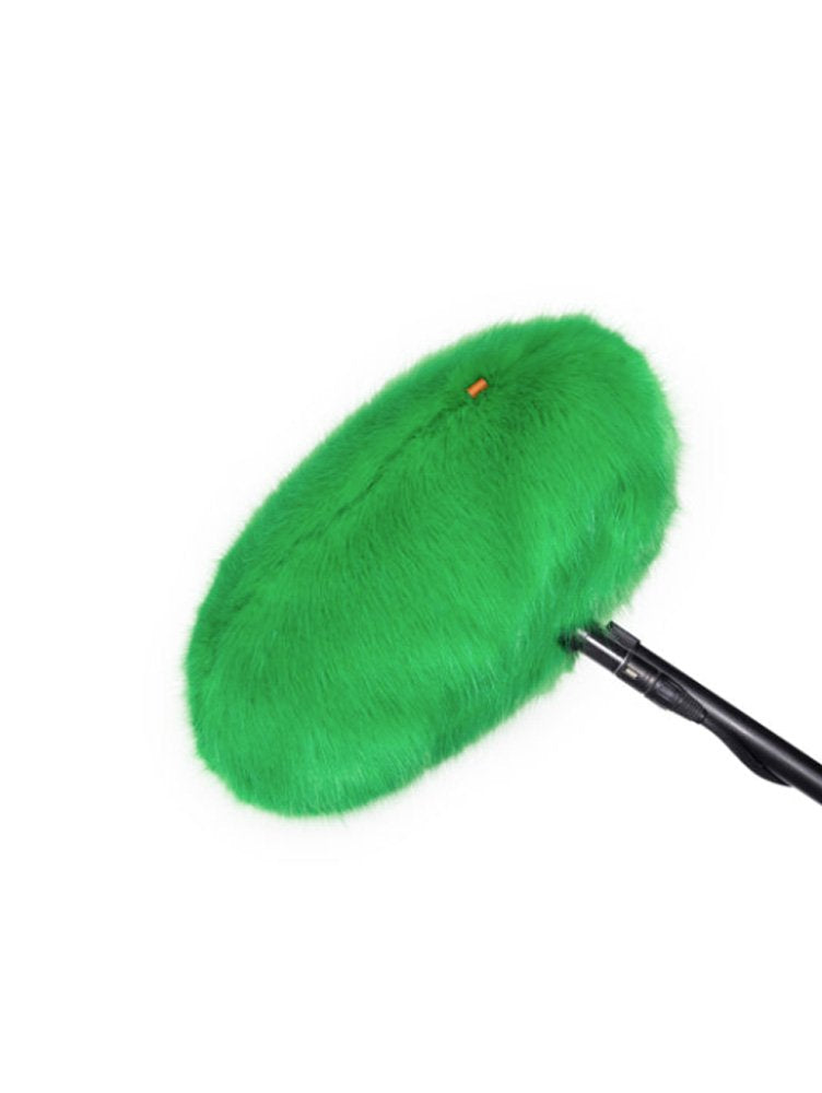 La veste coupe-vent en fourrure pour le cinéma Pianissimo, verte