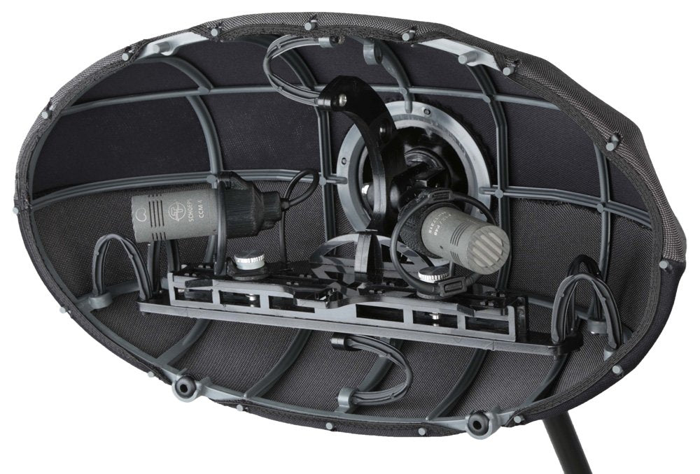 Albert windshield for three Schoeps CCM set (ORTF + center, XY)