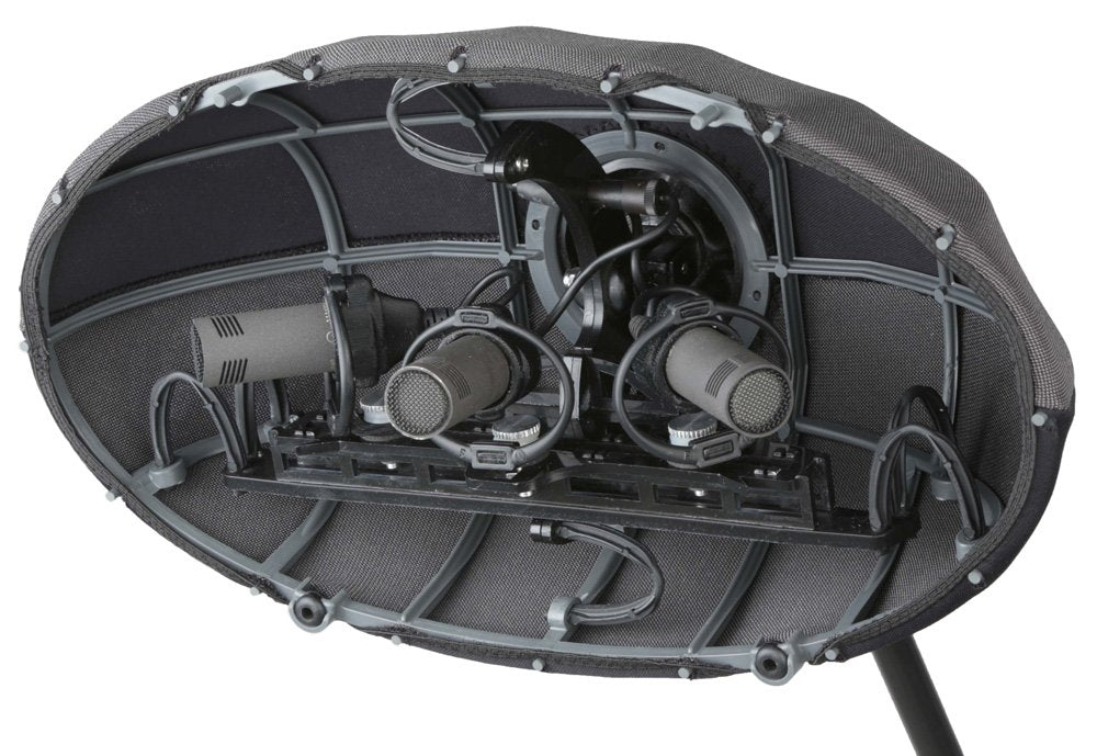 Albert windshield for 3 x Sennheiser MKH8000 pair (ORTF + center, XY)