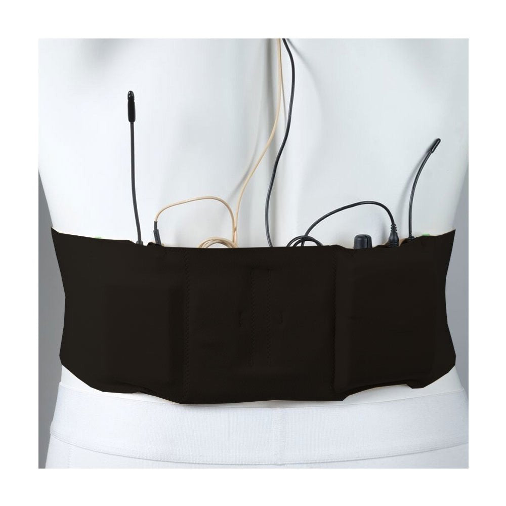 Ceinture - Grande avec double pochette (noire)
