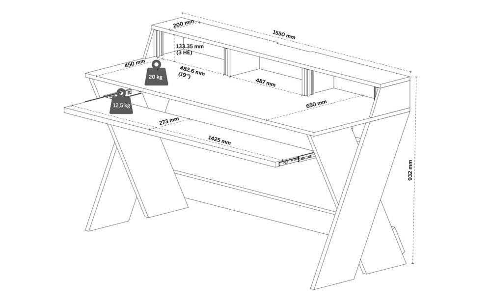 Sound Desk Pro - White