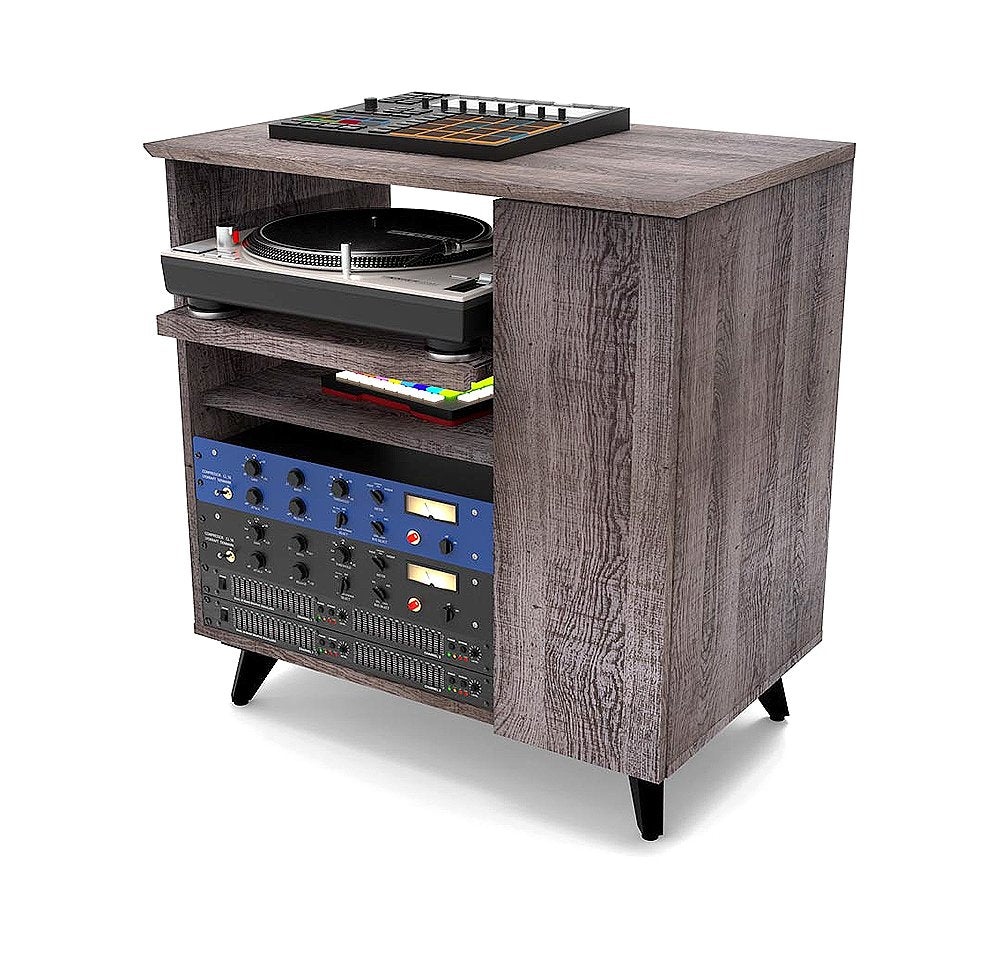 Étagère latérale modulaire - Noyer