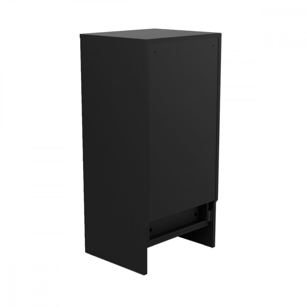 Coffre-fort en vinyle noir