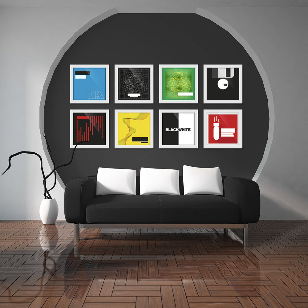 Vinyl Frame Set 12" - White