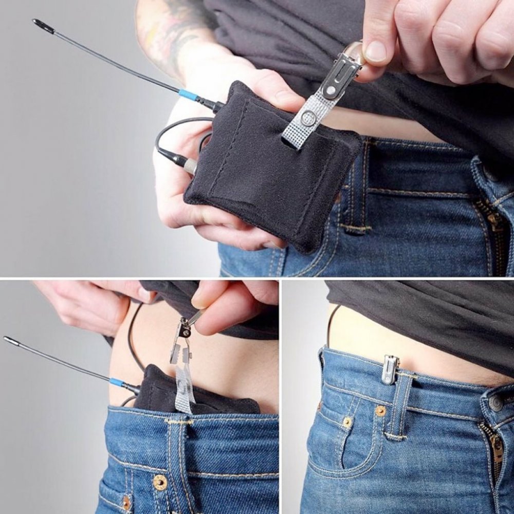 Pochette ceinture - XL (noir, micro Q5X)