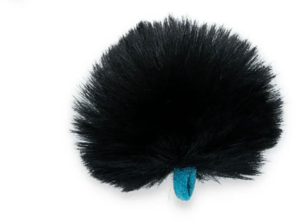 Pare-brise en fourrure Urchin Lavalier simple noir