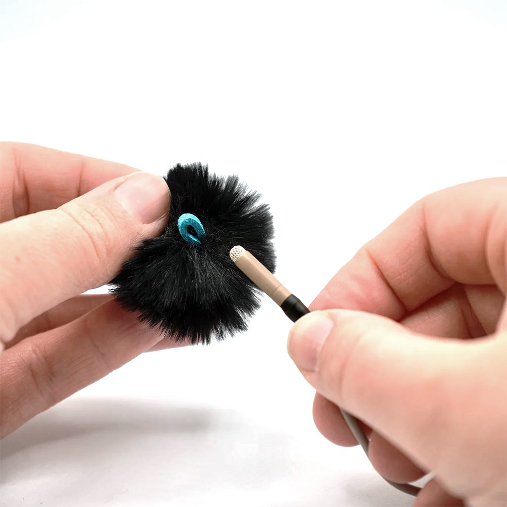 Urchin Lavalier Fur Windshield Pair Black