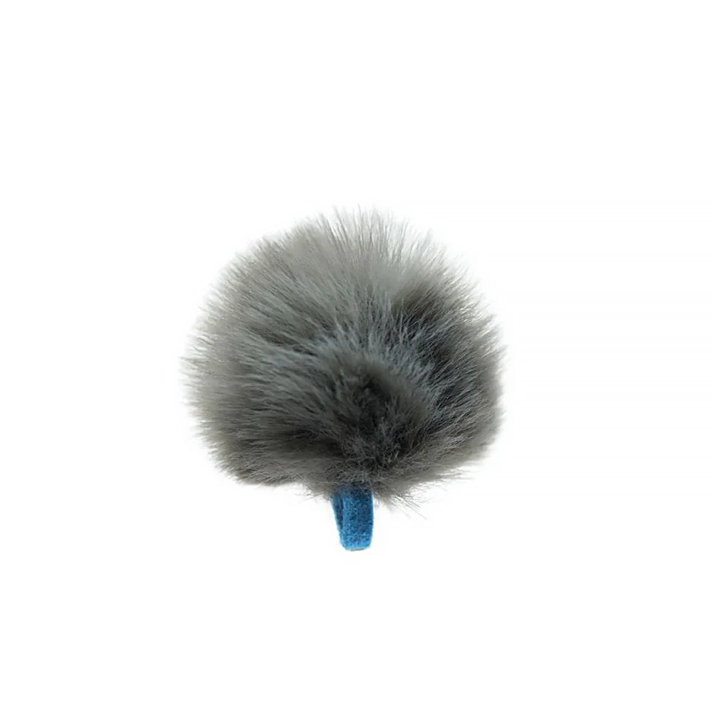 Mini Urchin Lavalier Fur Hood Single Grey