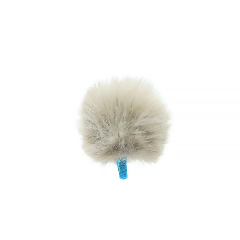 Mini Urchin Lavalier Fur Hood Single White