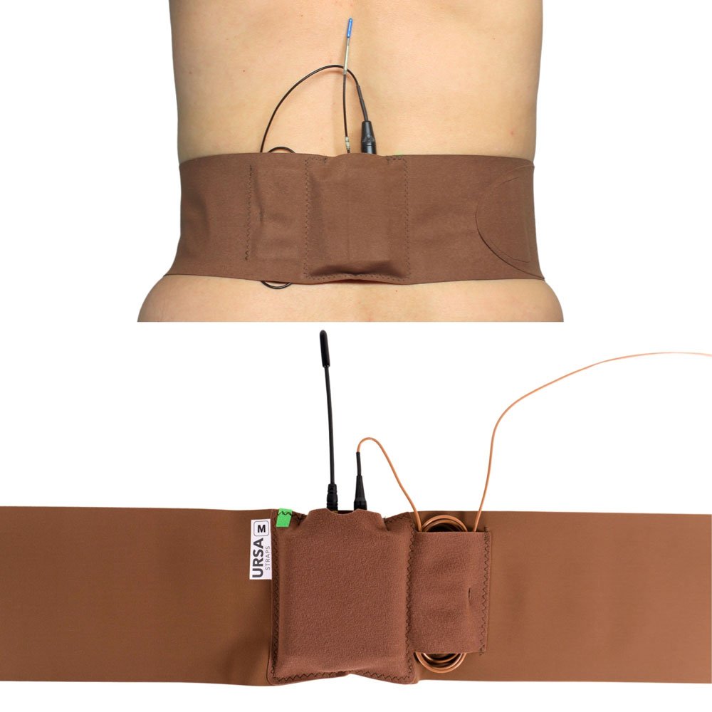 Ceinture - Moyenne avec petite pochette (Caramel)