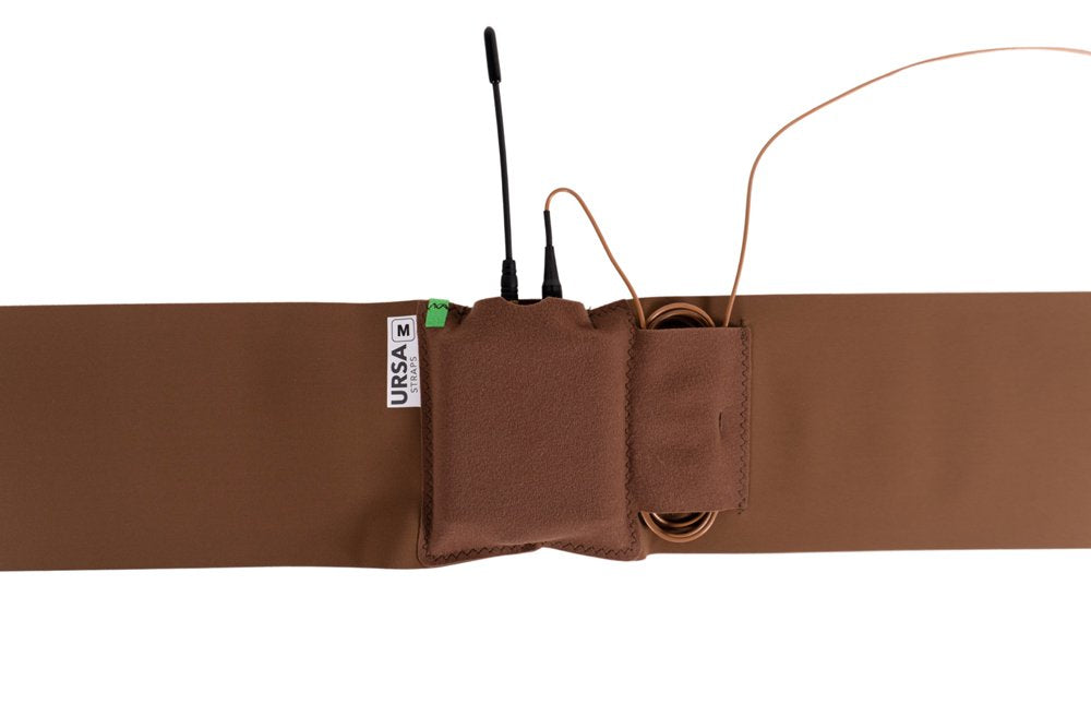 Ceinture - Grande avec grande pochette (Caramel)