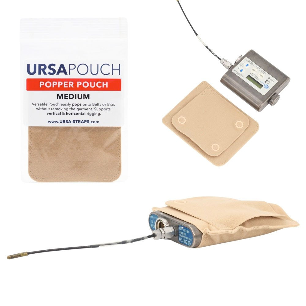 Pochette à pression - Moyenne (Beige)