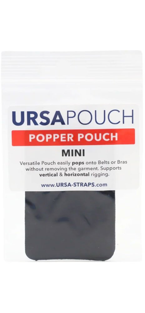 Popper Pouch - Mini (Black)