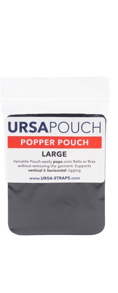 Pochette à pression - Grande (Noir)