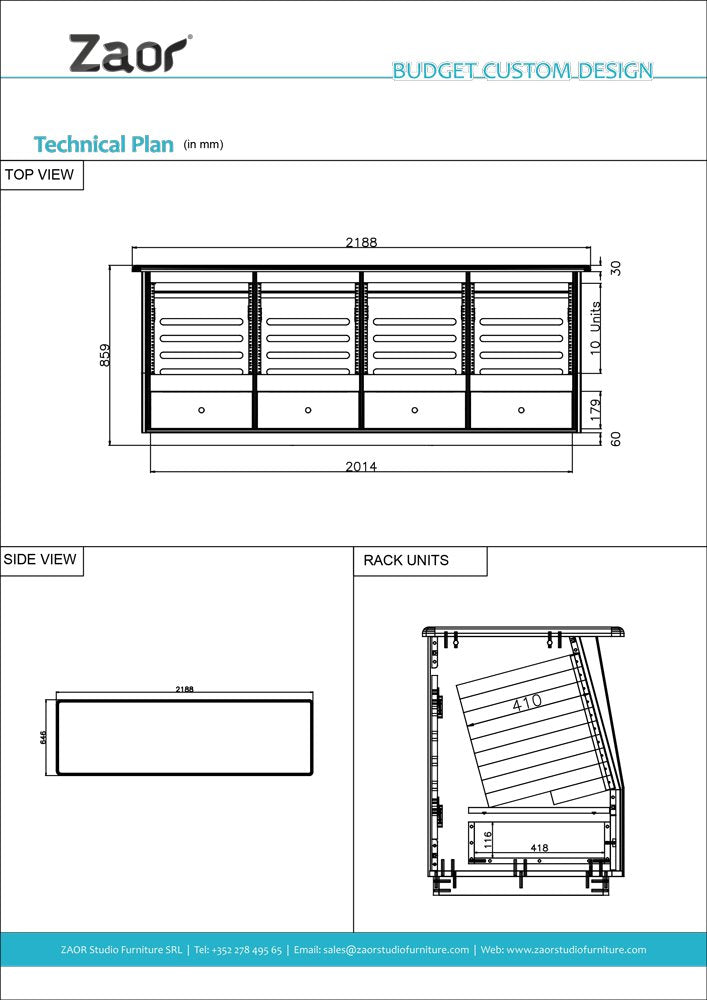 Rackspace Four - Chêne