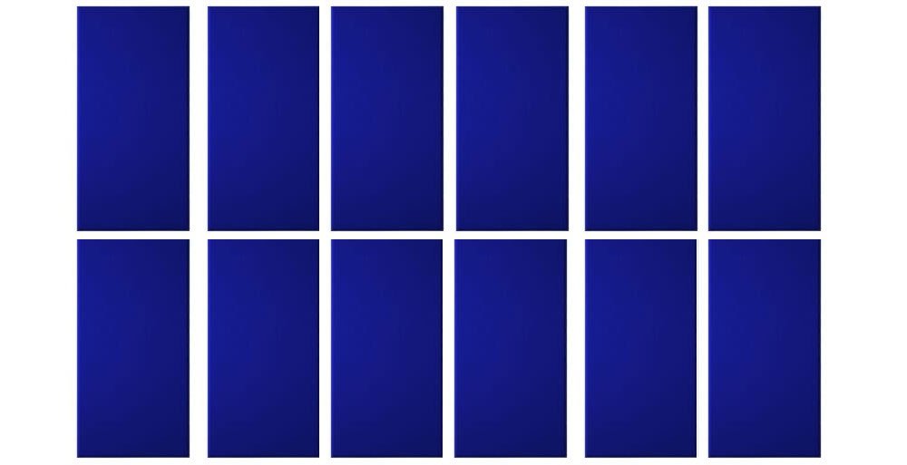 Panneaux muraux EcoScapes 1'x2', cobalt