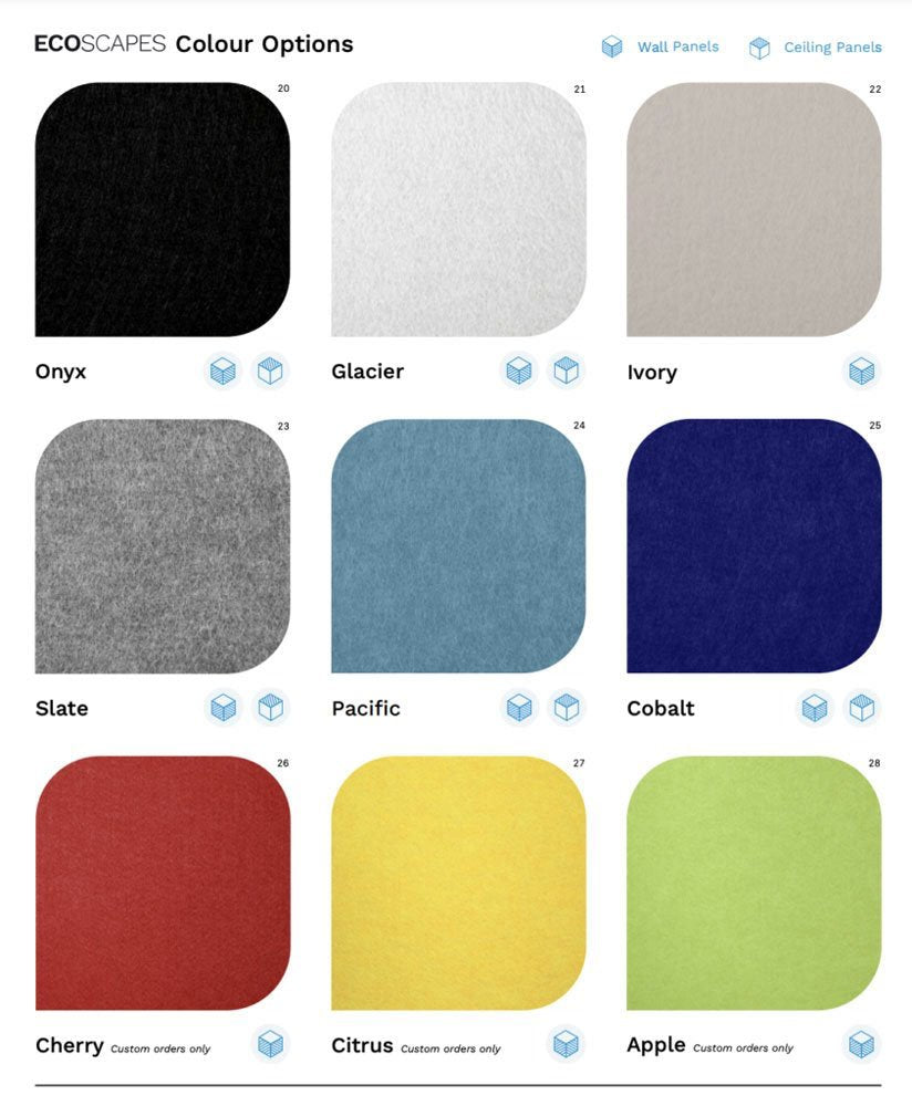 Panneaux muraux EcoScapes 4'x4', cerisier