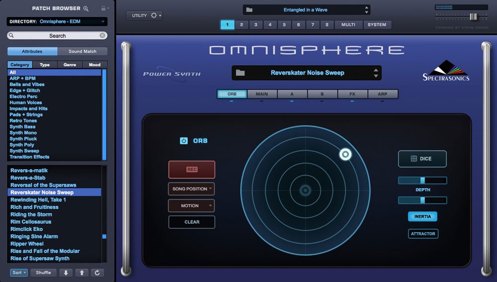 Mise à niveau d'Omnisphere 2