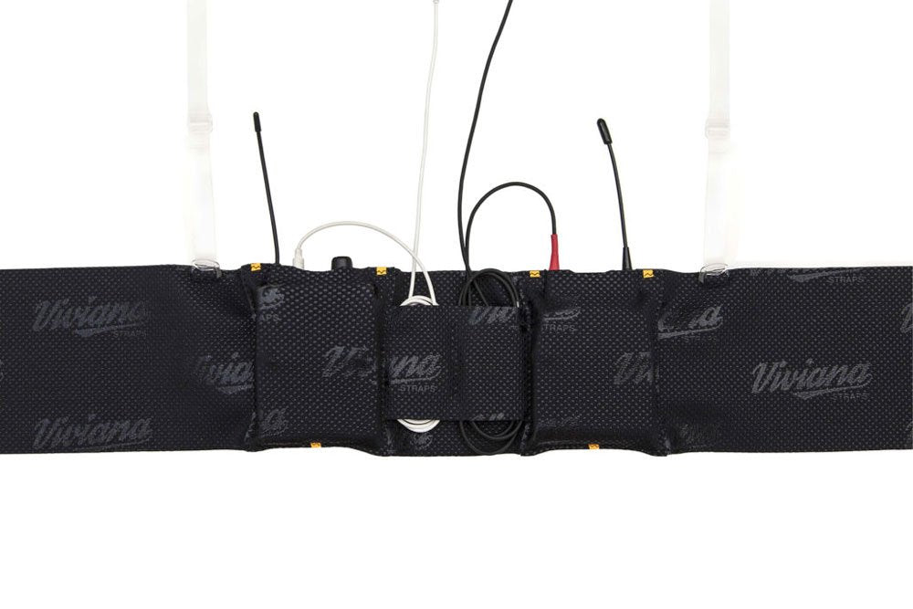 Extreme Waist Low Profile Double Pouch Strap (Black)