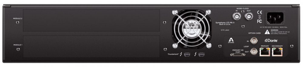 Symphony I/O MKII Chassis with Thunderbolt/ProTools HD+/Dant