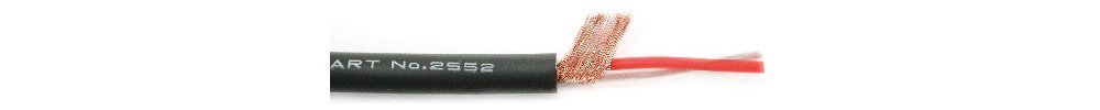 W2552 - Câble micro 2 canaux 25 AWG à usage général (prix au rouleau : 50 mètres)