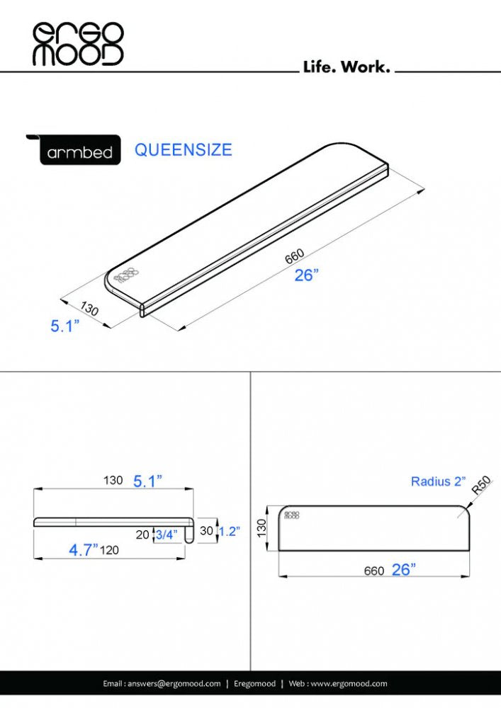 Armbed Queensize