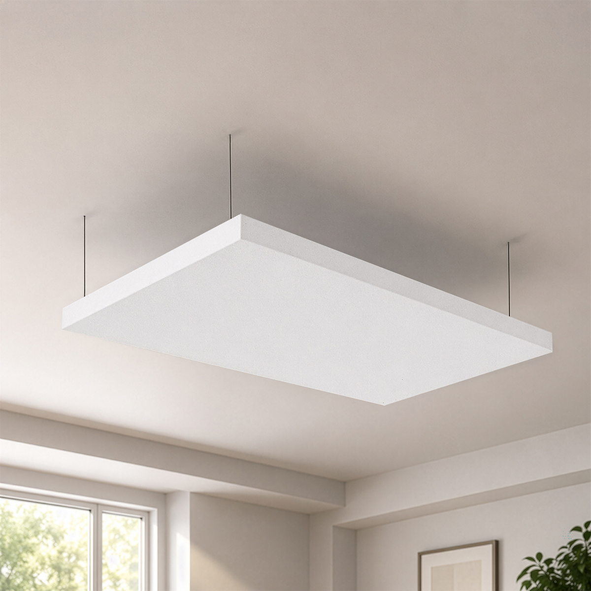 Nimbus Acoustic Cloud Panel, Arctic White