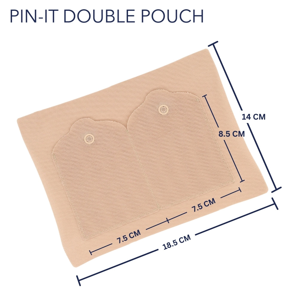 Pin-It-Pouch - Double - Caramel