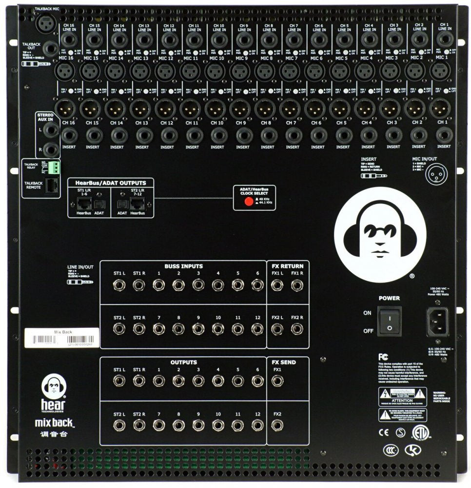 Mix Back Mixer w/ Remote