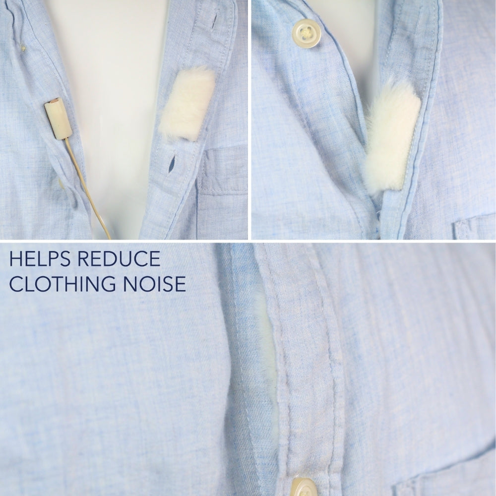 9x Furry Strips - White