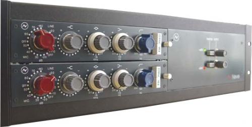 Rack 3U équipé de 2 modules horizontaux 1073