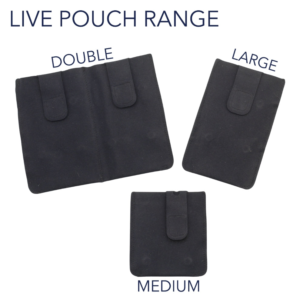 LIVE Pouch - Double (Black)