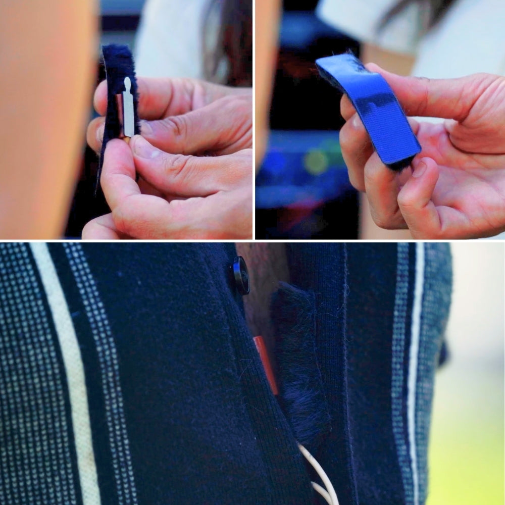 9x Furry Strips - Black