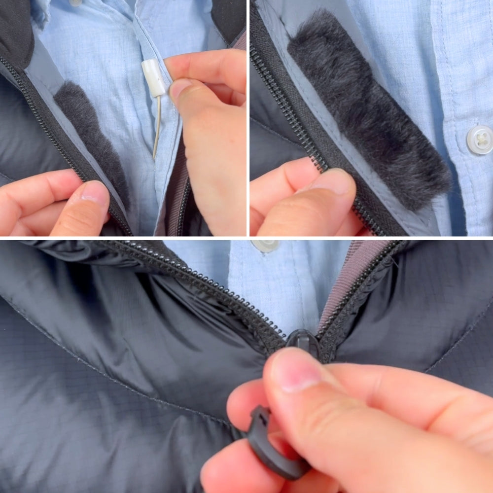 9x Furry Strips - Black