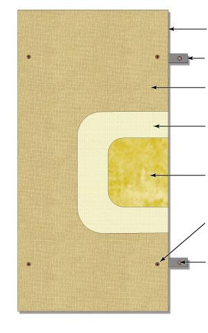 Saturna Acoustic Hanging Baffle, black