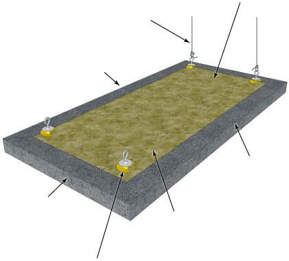 Nimbus Acoustic Cloud Panel, black