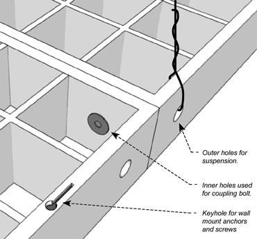 Radiator Open Grid Diffuser