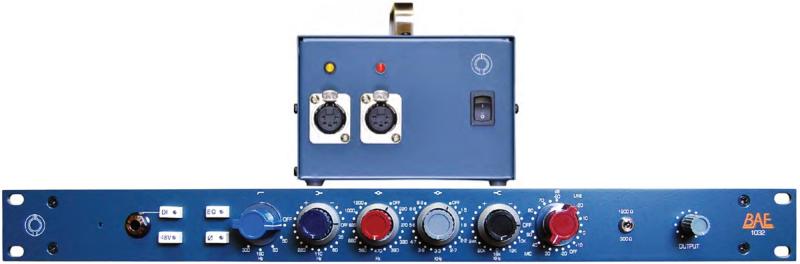 1032 - Mic Pre/EQ 19'' Rackmount Single with PSU