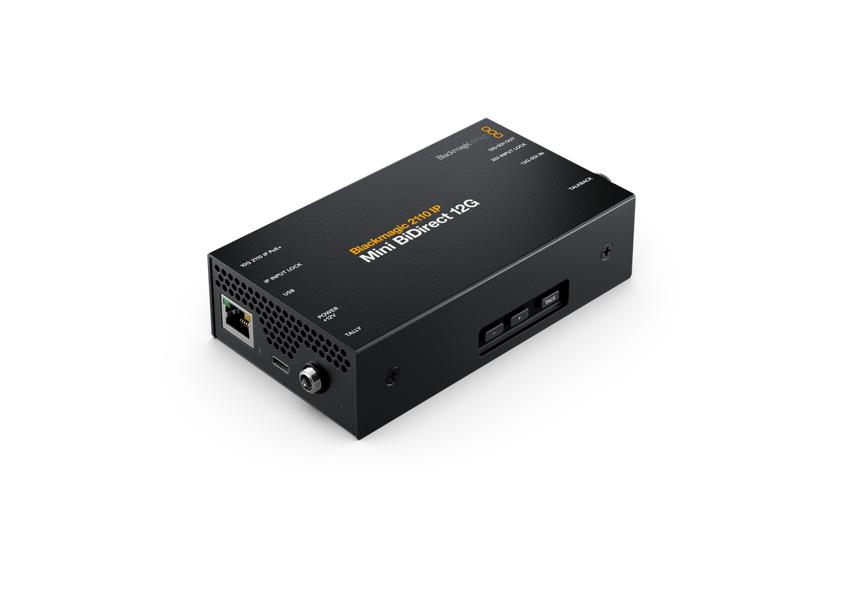 2110 IP converter, Mini BiDirect 12G to SMPTE-2110