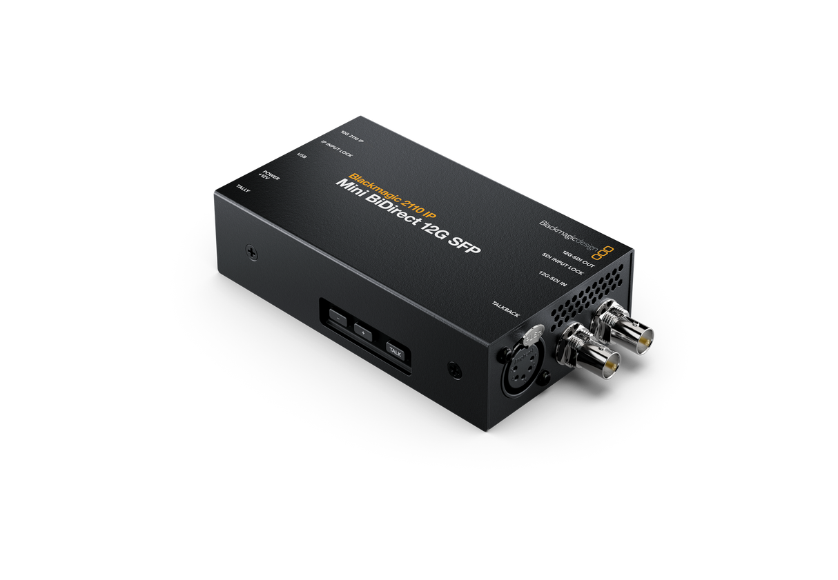 2110 IP converter, Mini BiDirect 12G SFP to SMPTE-2110