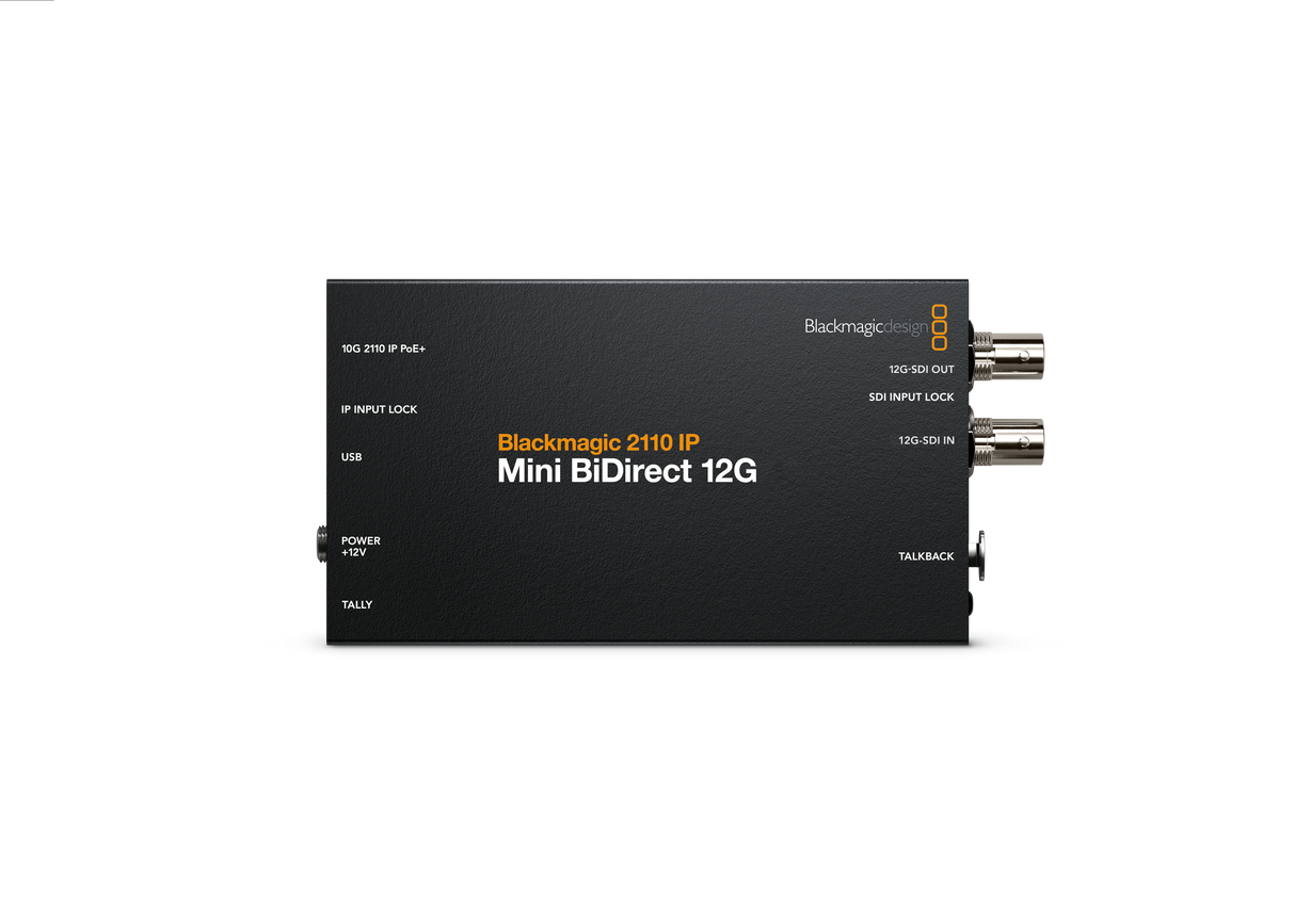 2110 IP converter, Mini BiDirect 12G to SMPTE-2110