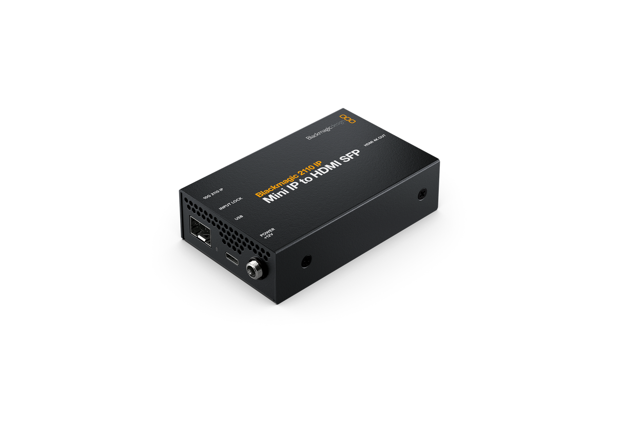 2110 IP converter, Mini IP to HDMI SFP